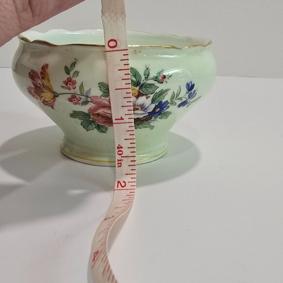 Aynsley - Vintage Bone China Sugar Bowl with Floral Design - Picture 7 of 7